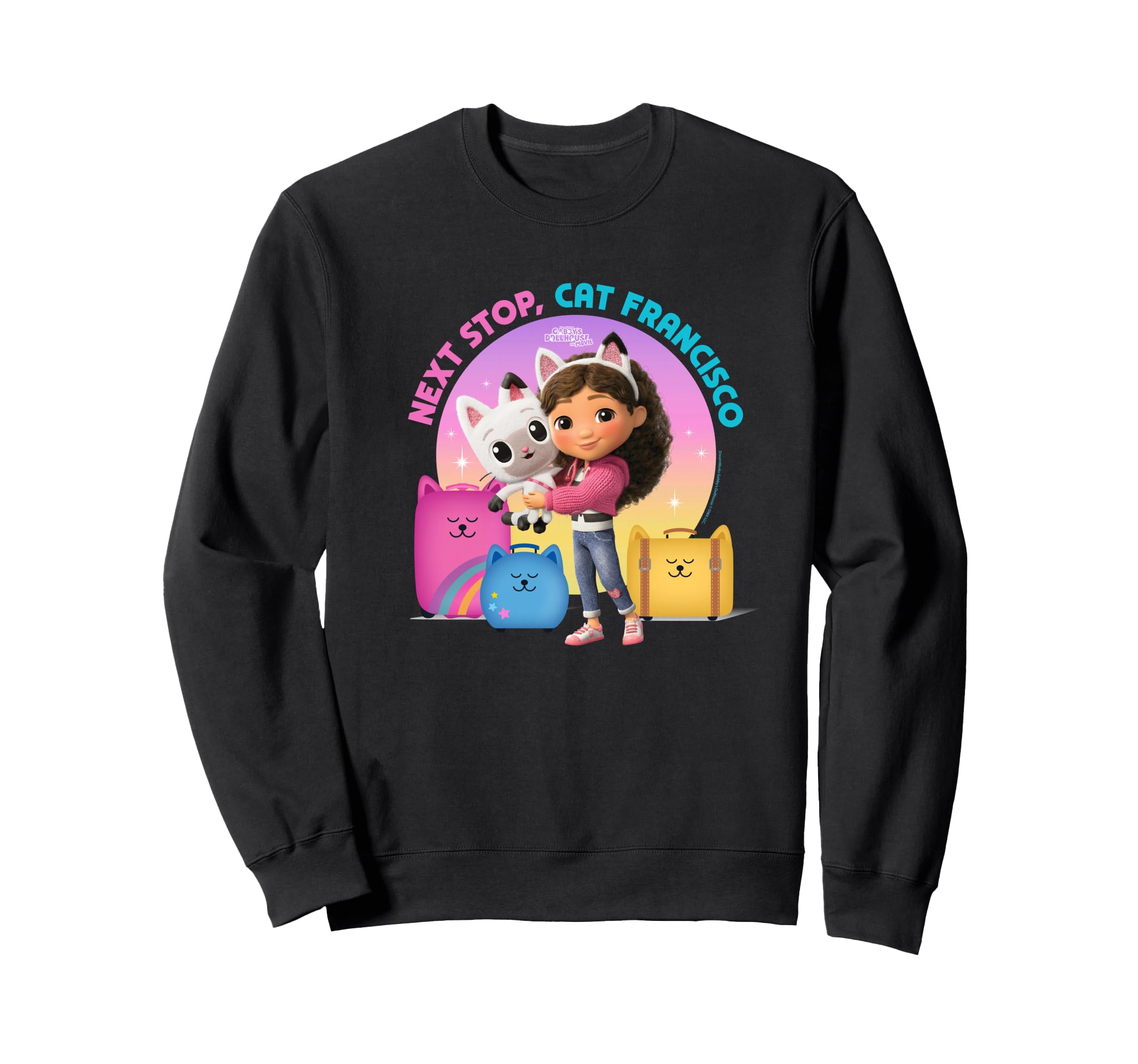 

DreamWorks Gabby s Dollhouse The Movie Next Cat Francisco Sweatshirt