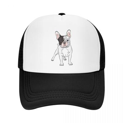 Personalized French Bulldog Baseball Cap Outdoor Women Unisex's Adjustable Frenchie Dog Trucker Hat Summer Snapback Caps