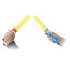 2Pcs Baseball Bat for Nintendo Switch Joy-Con Controller, Baseball Game Controller Accessories Compatible with Nintendo Switch OLED/ Nintendo Switch