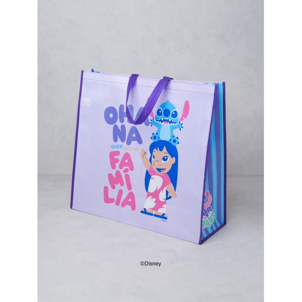 Daiso Disney Stitch Non Woven Bag 48 X 44 X 18 Cm