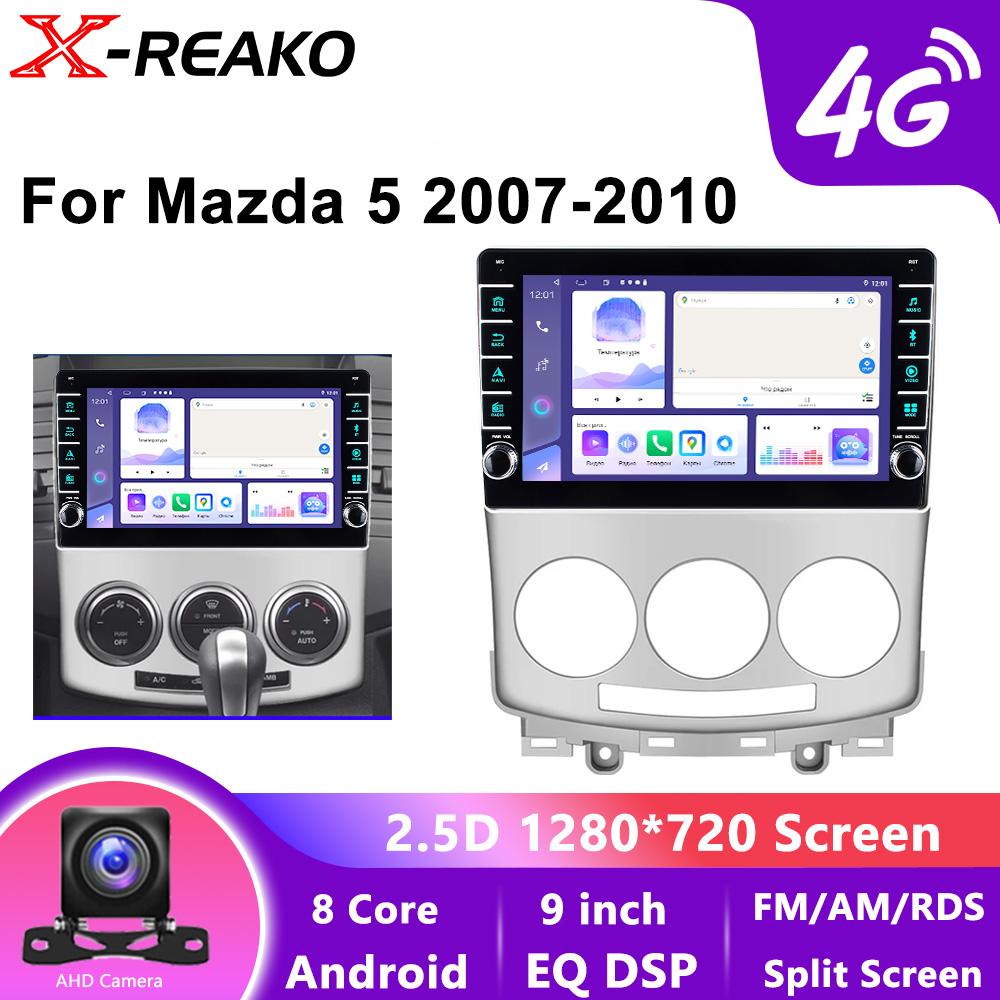 

Автомобильное радио REAKOSOUND 2 Din для Mazda 5 2005-2010, стерео мультимедийный плеер, Android, GPS-навигация, головное устройство Carplay 4+64+AHD