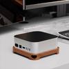 Ergonomic Wooden Stand Desktop Cooling Holder for Mini Computer Enhancing Aesthetics and Providing Stable Support