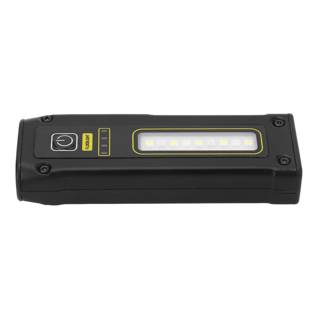 Black Flashlight Spot Light Magnet Suction IPX4 Waterproof Type C Rechargeable Warning Flashlight