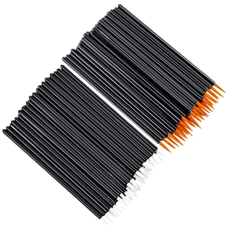 50 Pieces Disposable Eyeliner Brushes Lipstick Brush Eyeshadow Brush Eyeliner Applicator Makeup Tool Eyeliner Sticks