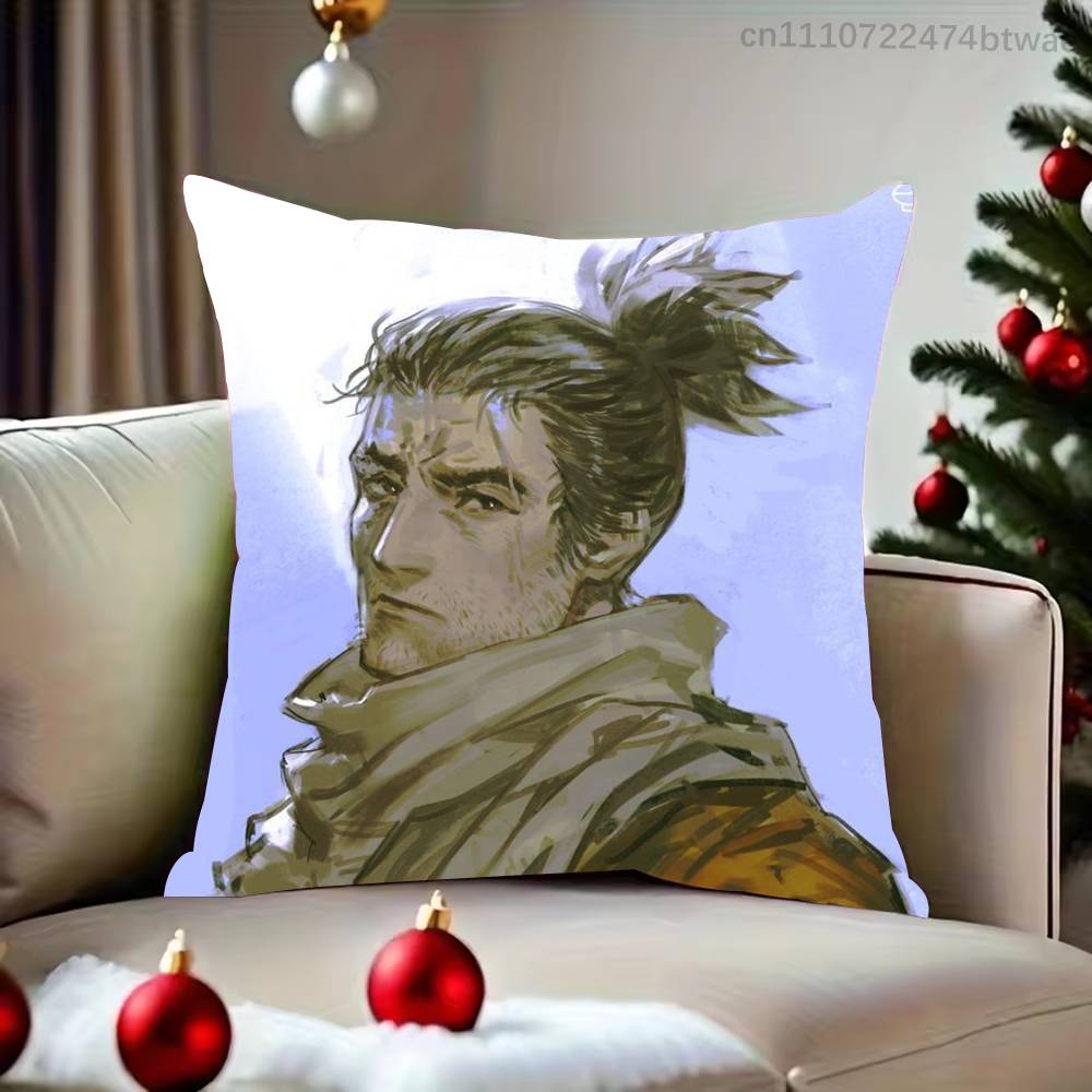 SSekiro Shadows Die Twice Pillow Case For Living Room Bedroom Hotel Pattern Printed Cushion Cover Decorations and Protector