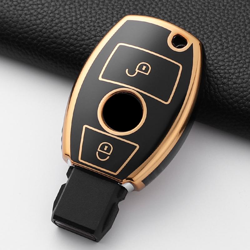 Fashion Tpu Car Key Case Cover Shell Fob For Mercedes Benz A B C E Class Gls Gla Glk Glc Cls Cla Amg W204 W205 W212 W463 W176