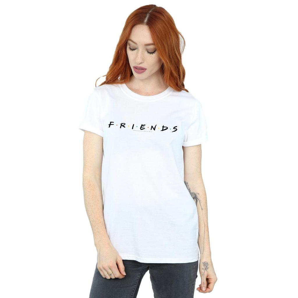 Friends Womens/Ladies Logo Boyfriend Cotton T-Shirt