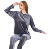 Autumn Winter Women's New Pajamas Homewear Suit  Gold Velvet Long-Sleeved Long Pants Pajamas Homewear