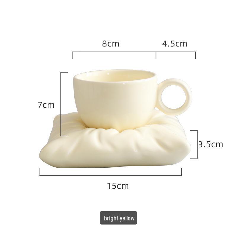 Элегантная роскошная керамическая кружка «Принцесса» — однотонная, милый дизайн