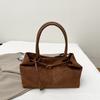 Fashion new foreign style retro matte large capacity commuting shoulder underarm bag portable large bag women