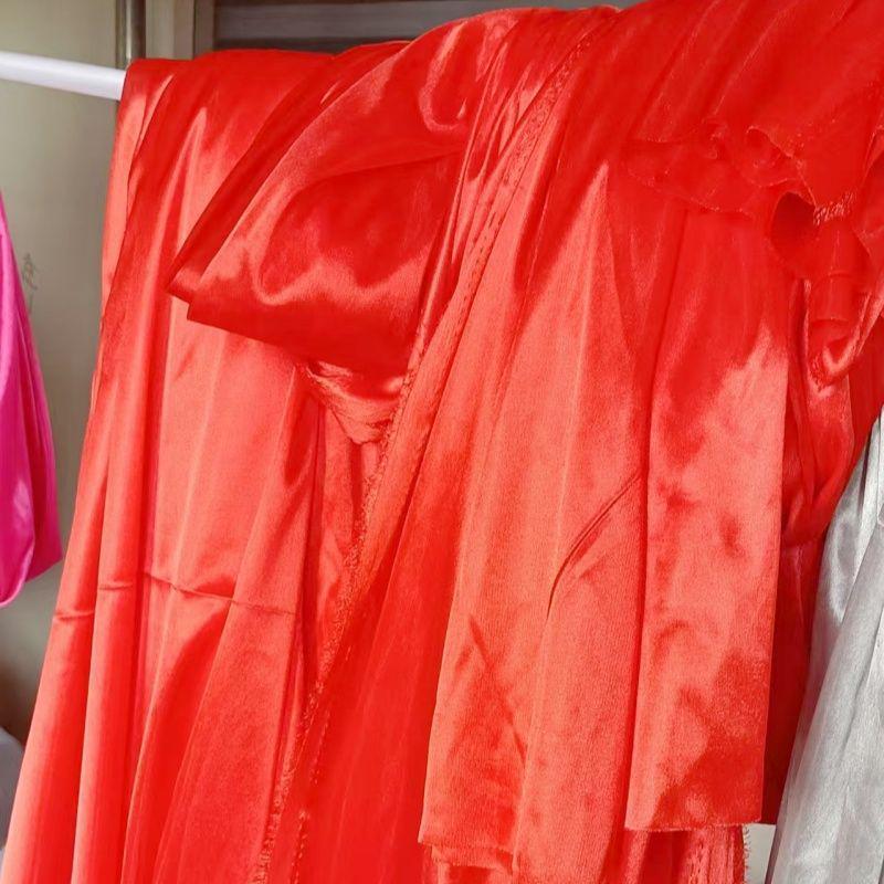 Burgundy Wedding Stair Handrail Drapes with Pull Flower Banners