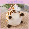Hippopotamus Unicorn And Giraffe Keychain Plush Panda Toy With Pp Cotton Filling For Car Bag Decor