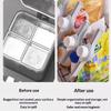 3Pcs Food Sealing Bag Clips BPA Free Screw Cap Snack Preservation Clips for Home Kitchen Picnic Food Storage