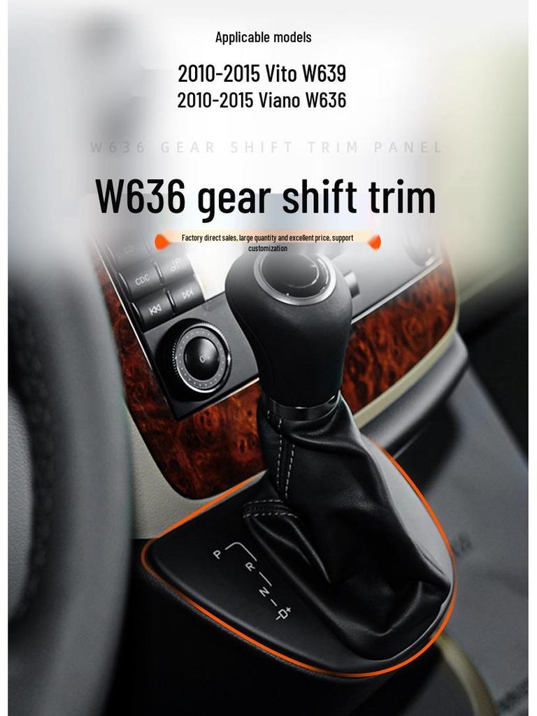 Mercedes-Benz Vito/Viano W636 Växelspak Läder Dammskydd Panel