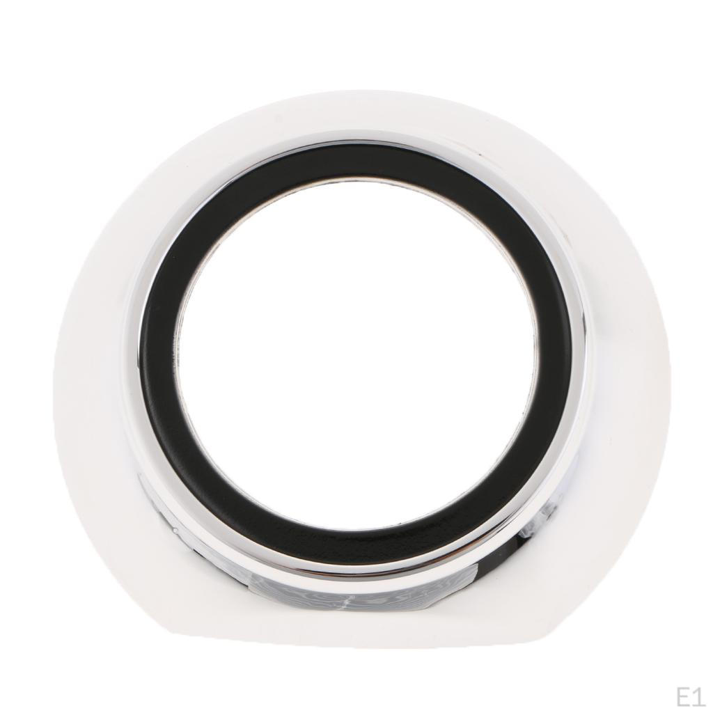 Pair 5 Inch Micro Bi-xenon Projector Lens Shrouds Mask Cover For VW Tiguan