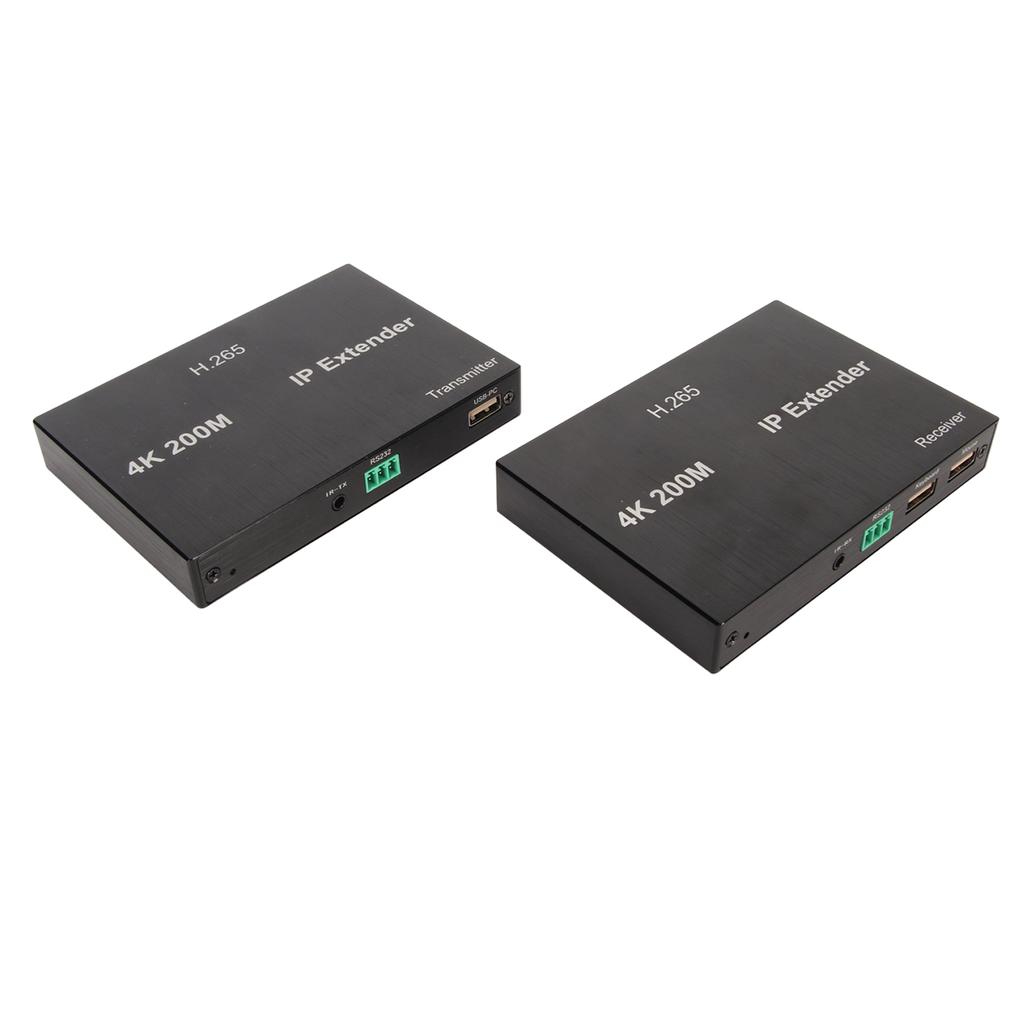 Ekstender KVM USB 4K przy 60Hz Interfejs Multimedialny HD 2.0 Ekstender przez CAT6 CAT7 dla Myszy Klawiatury