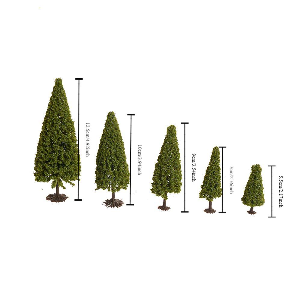 Building Model Sand Table Materia DIY Christmas Tree Greening Landscape Tower Pine Pine Tree Model