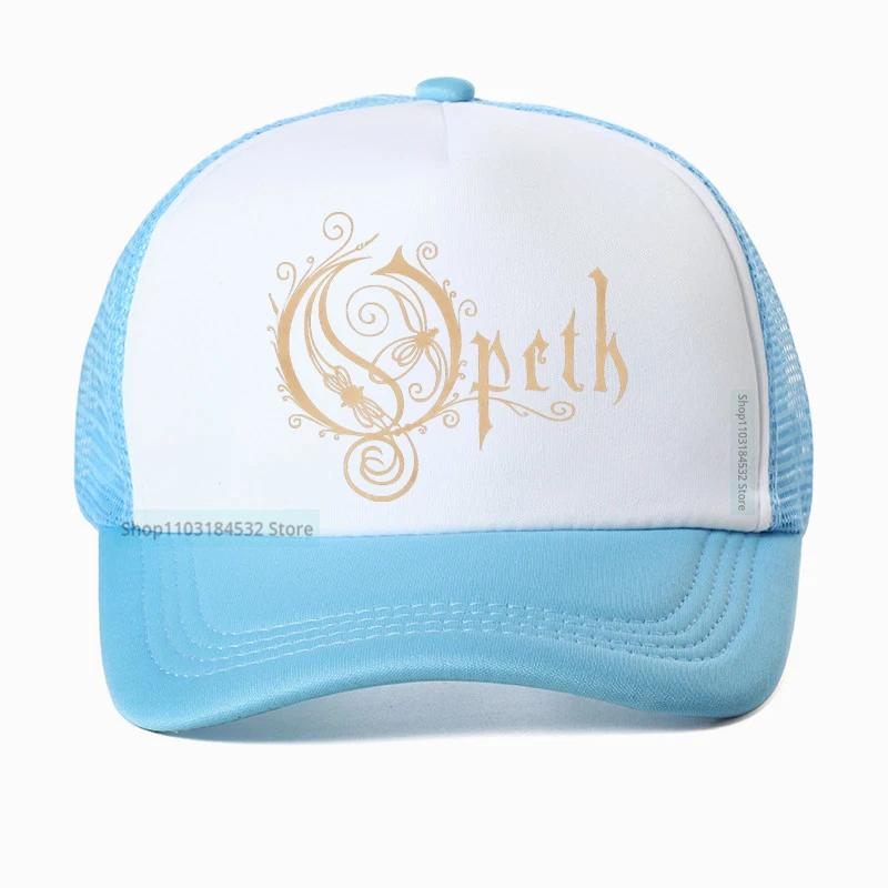 

Vintage Progressive Death Metal Band Printed hat for Unisex Women Fashion Opeth Band Baseball cap Summer 100 Cotton Snapback hats Adjustable