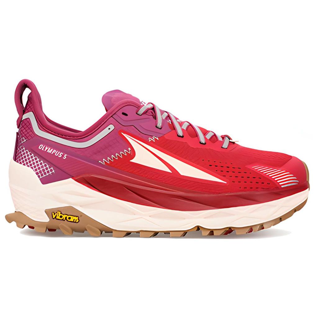 Altra Olympus 5 Mesh Cushioning Slip-Resistant Durable Lightweight Low-Top Running Shoes Women sneaker Raspberry AL0A7R74664