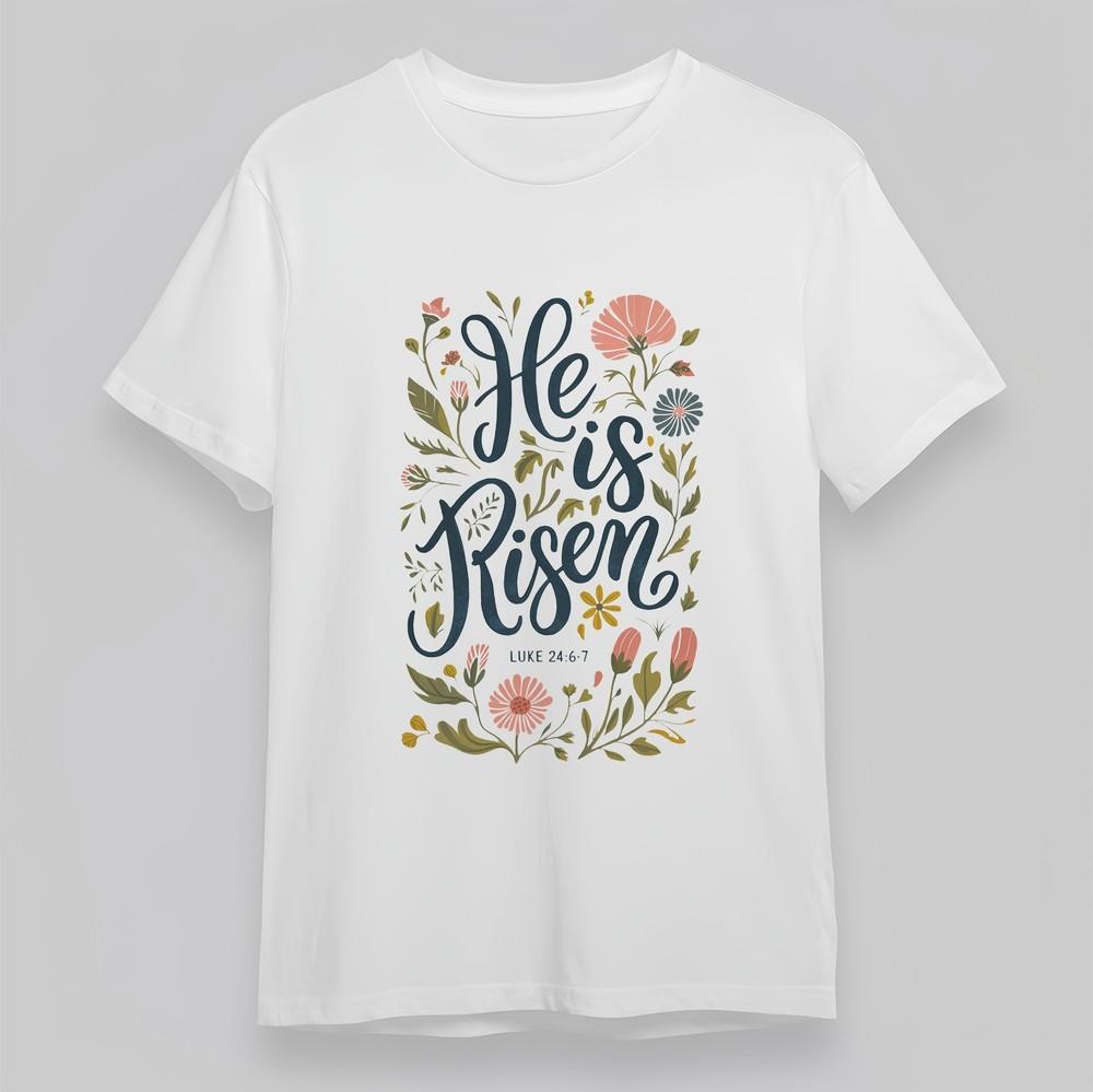 

Women s Plus Size Classic T-Shirt Floral Garden Spring Art Print Design Tee USA S