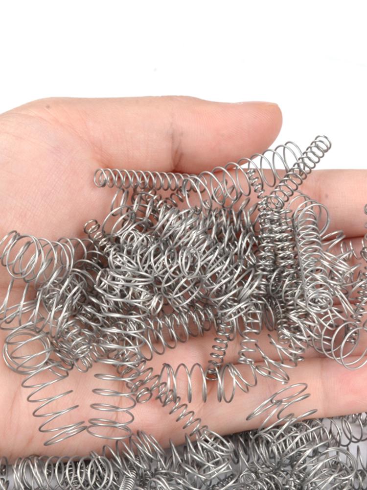 Y-förmige Edelstahl-Druckfeder, 0,6 mm Draht, 7-12 mm Außendurchmesser