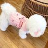 Skin-friendly Puppy Skirt Lovely Pet Dress Pet Clothes Dog Summer Dress  For Small Medium Dogs