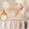 Womens Winter Slipper Socks Non Slip Grip Thermal Fuzzy Floor Socks Cozy Indoor Sleep Socks Thick Plush Fleece Lined Ankle Socks