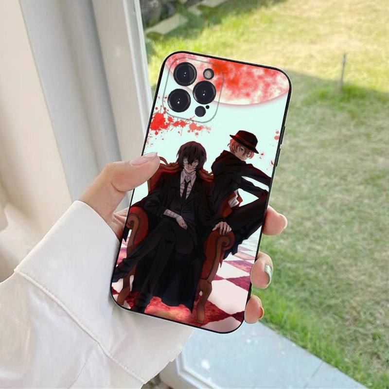 

Чехол для телефона Bungou Stray Dogs для iPhone 6 7 8 Plus 11 12 13 14 Pro SE 2020 MAX Mini X XS XR, задняя крышка Funda iphone 13