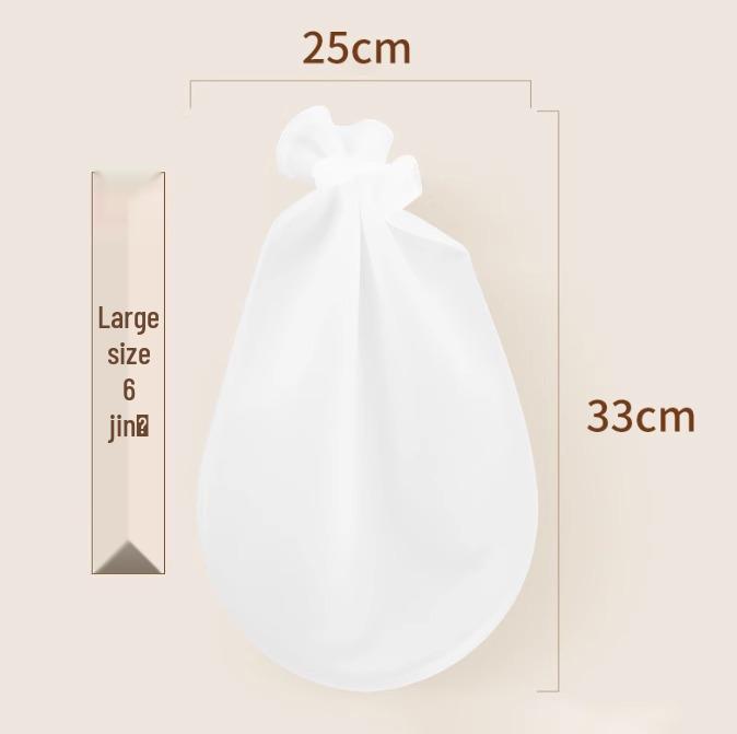 Zesílený nepřilnavý silikonový sáček na hnětení a kynutí těsta s válečkem na pečení