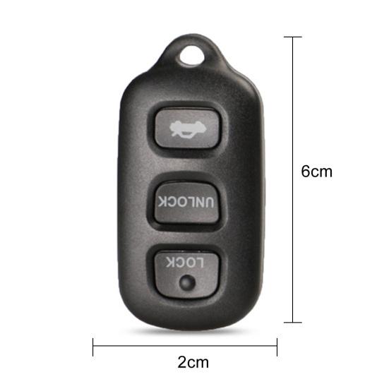 314MHz 3+1 Buttons Car Remote Control Key Fob GQ43VT14T for Toyota Camry Corolla