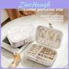 Leather Jewelry Box With Logo For Travel And Gift Use