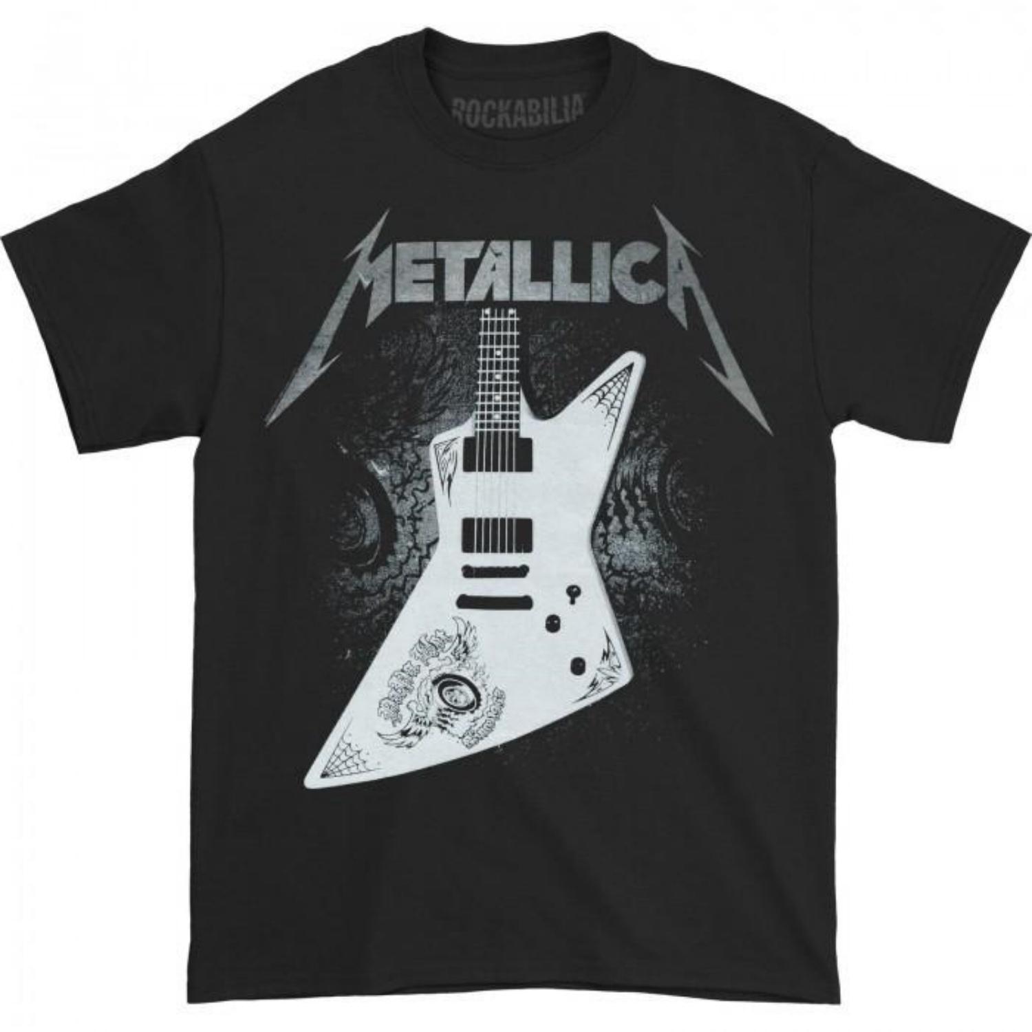 Metallica Unisex Adult Papa Het Guitar T-Shirt S