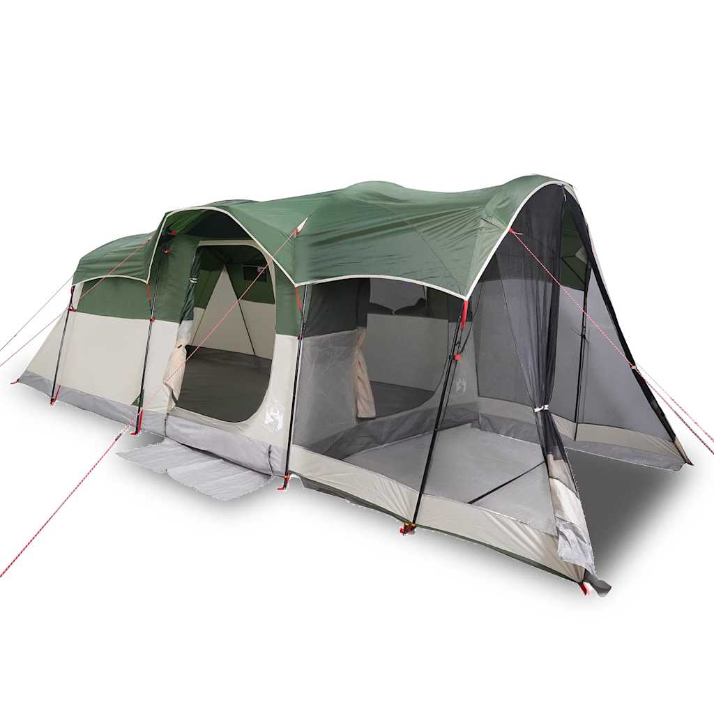 Tunnel Family Tent for 8 Persons Green Waterproof