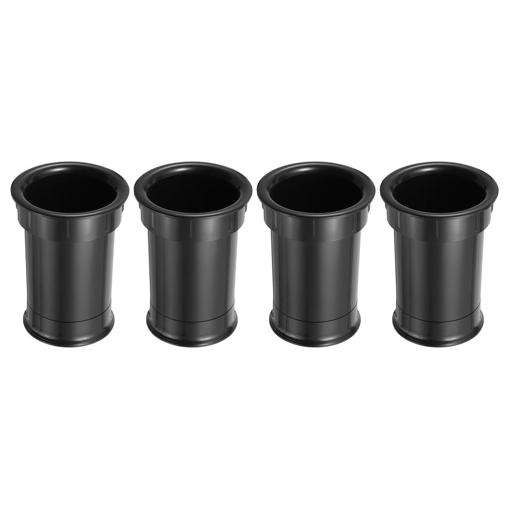 uxcell 4pcs Speaker Cabinet Port x Speaker Port Tubes for Bass Bass DIY Speaker Bass Enhancement Tubes, 2.4" 4.3" Reflex, Woofer, Projects,