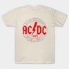 Vintage ACDC 1975 T-ShirtHip Hop Unisex Crew Neck Top Short Sleeve T Shirt Gothic High Street Casual Prints Suitable