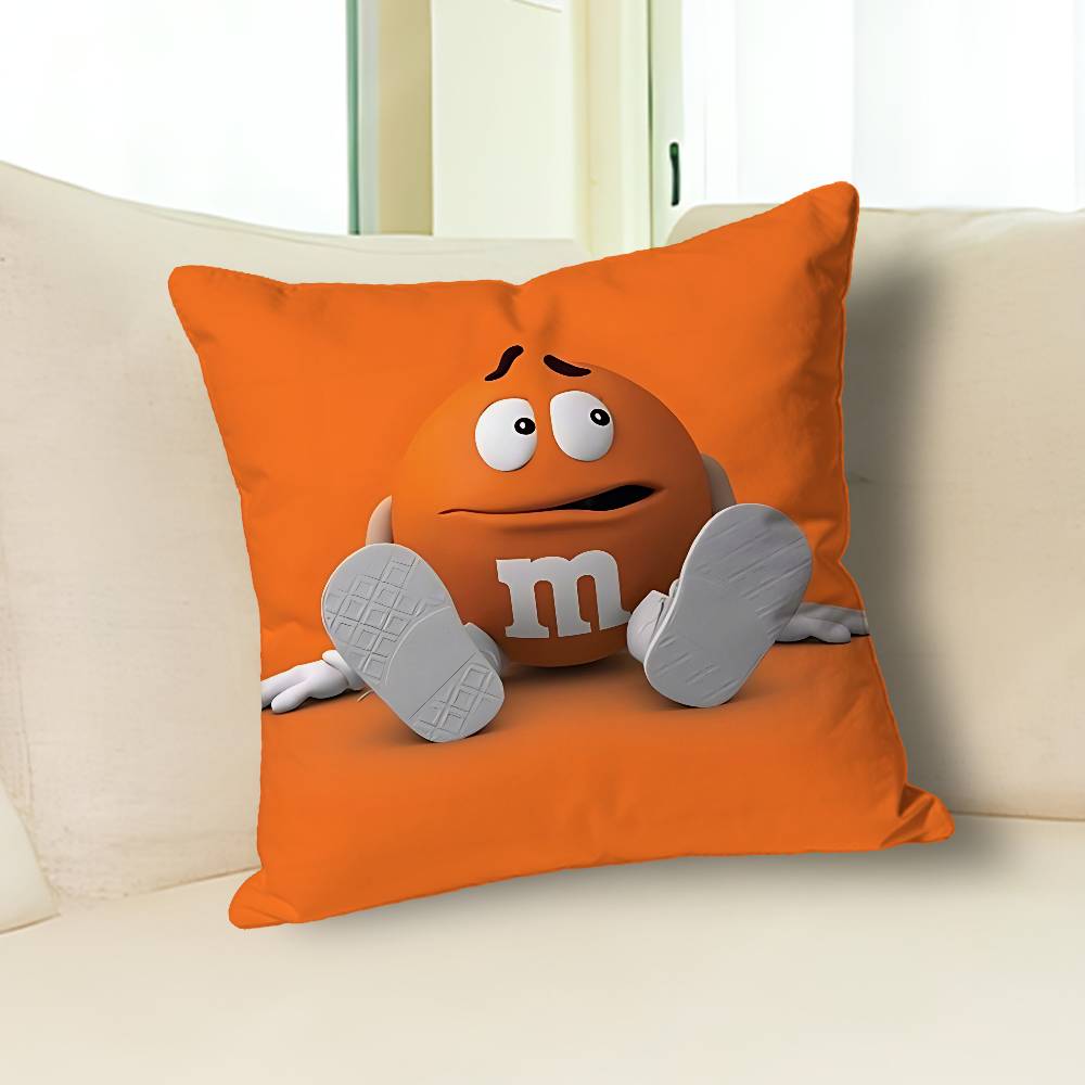 M-M-Ms-S C-Chocolates-S Various Sizes Square Pillow Case For Car Home Bedchamber Decor Custom Valentine gift