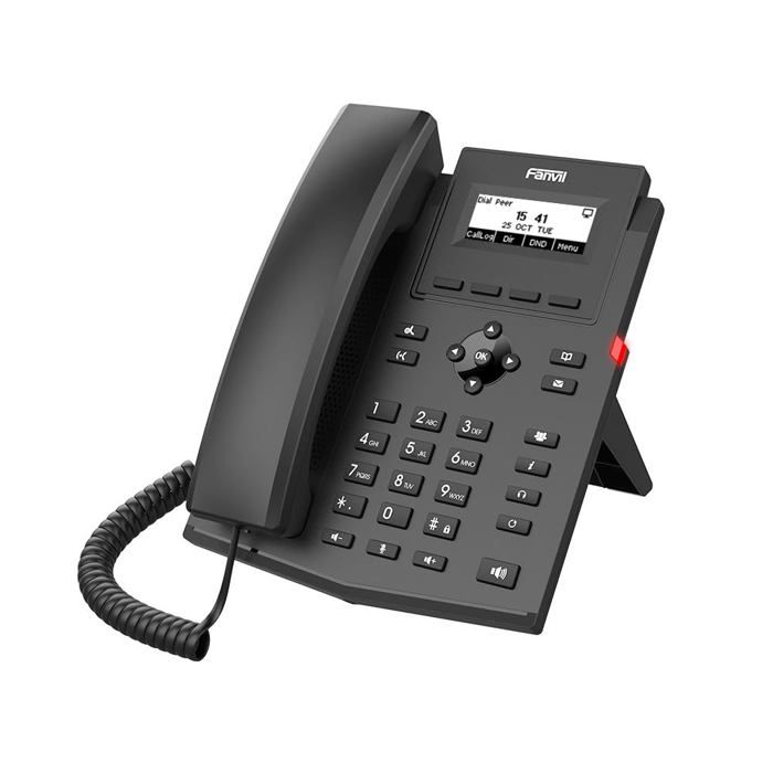 Téléphone IP - Fanvil - X301W - Noir - 2 lignes - Écran LCD