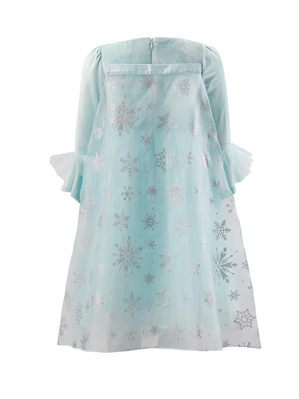 Elsa Princess Winter Dress - Customizable Frozen-Inspired Christmas Gift for Girls