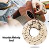 Wooden Melody Tool Music Instrument Wood Melody Maker Circle of Fifths Wheel, Circle Wooden Wheel and Musical Educational Tool