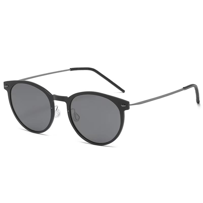 Screwless Ultralight Polarized Sunglasses Men Women Round Sun Glasses Frames Denmark Design Eyewear Prescription Eyeglasses
