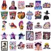 50-Piece Set: Creative K-POP Demon Hunter Girl Group Stickers for Journals, Water Bottles, and Phone Cases.