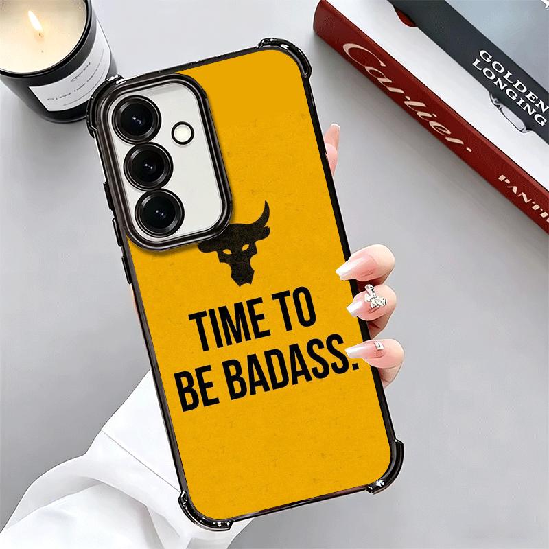 The Rock Dwayne Johnson Plating Phone Case For Samsung A17 A07 A37 A57 A16 A56 A15 A55 A14 A54 A13 A53 A26 A36 A25 A35 A24 A34 A