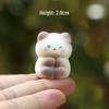 Cross-Border Cute Siamese Cat Mini Ornament: Cartoon Fat Cat Bean Eyes Pet Doll Blind Box