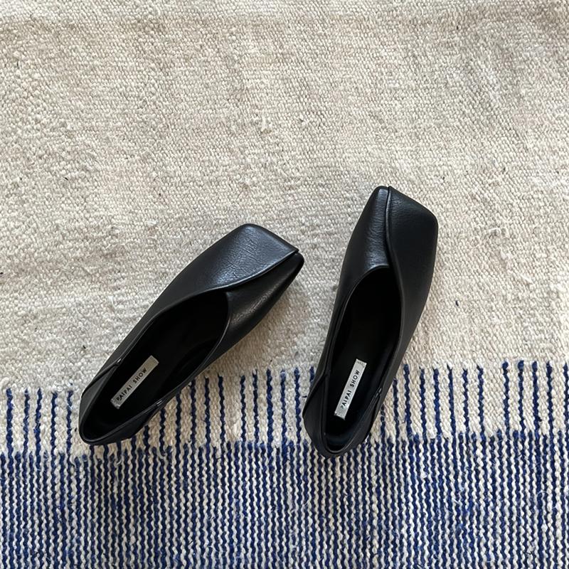 Fashion 2025 Spring Autumn Slip On Women Mary Jane Shoes Fashion Female Outdoor Soft Leather Dress Flats Shoes