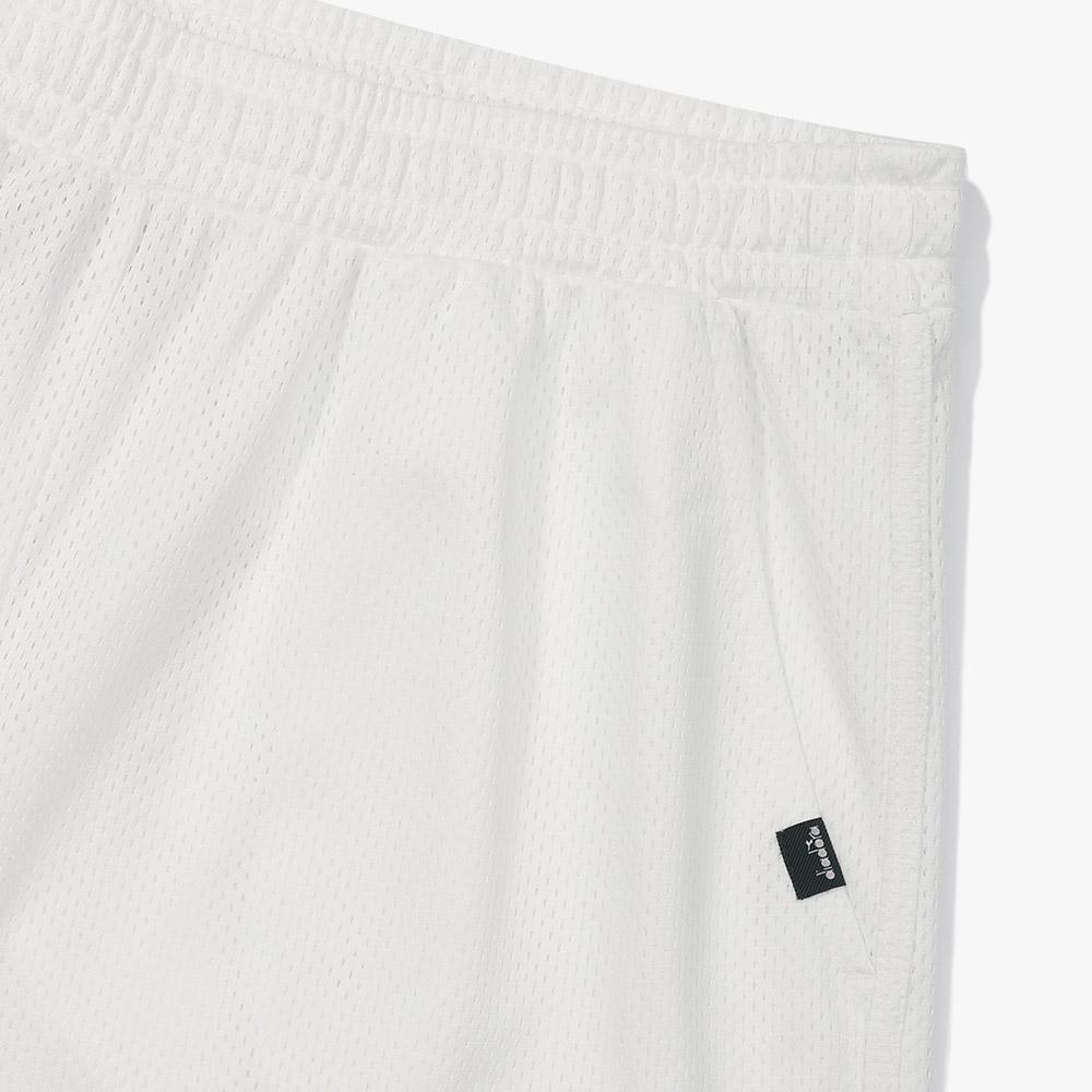 diadora Logo Mesh Shorts White