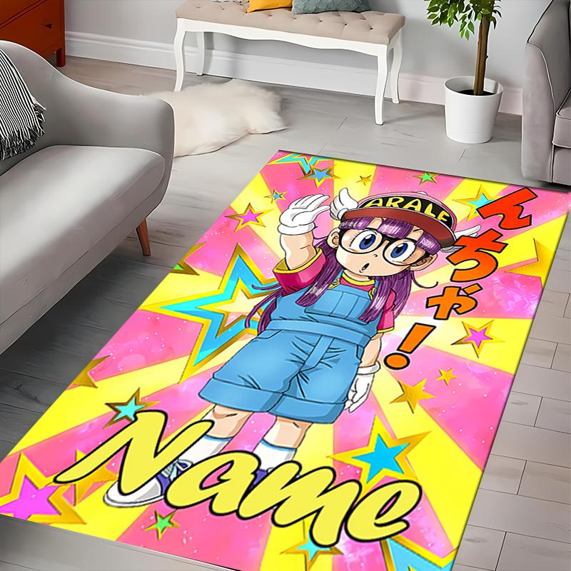 Custom personalization Arale Norimaki Area Rug - Perfect For Kitchen, Bathroom,Laundry Room Decor Large Size Available,Gift All Seasons