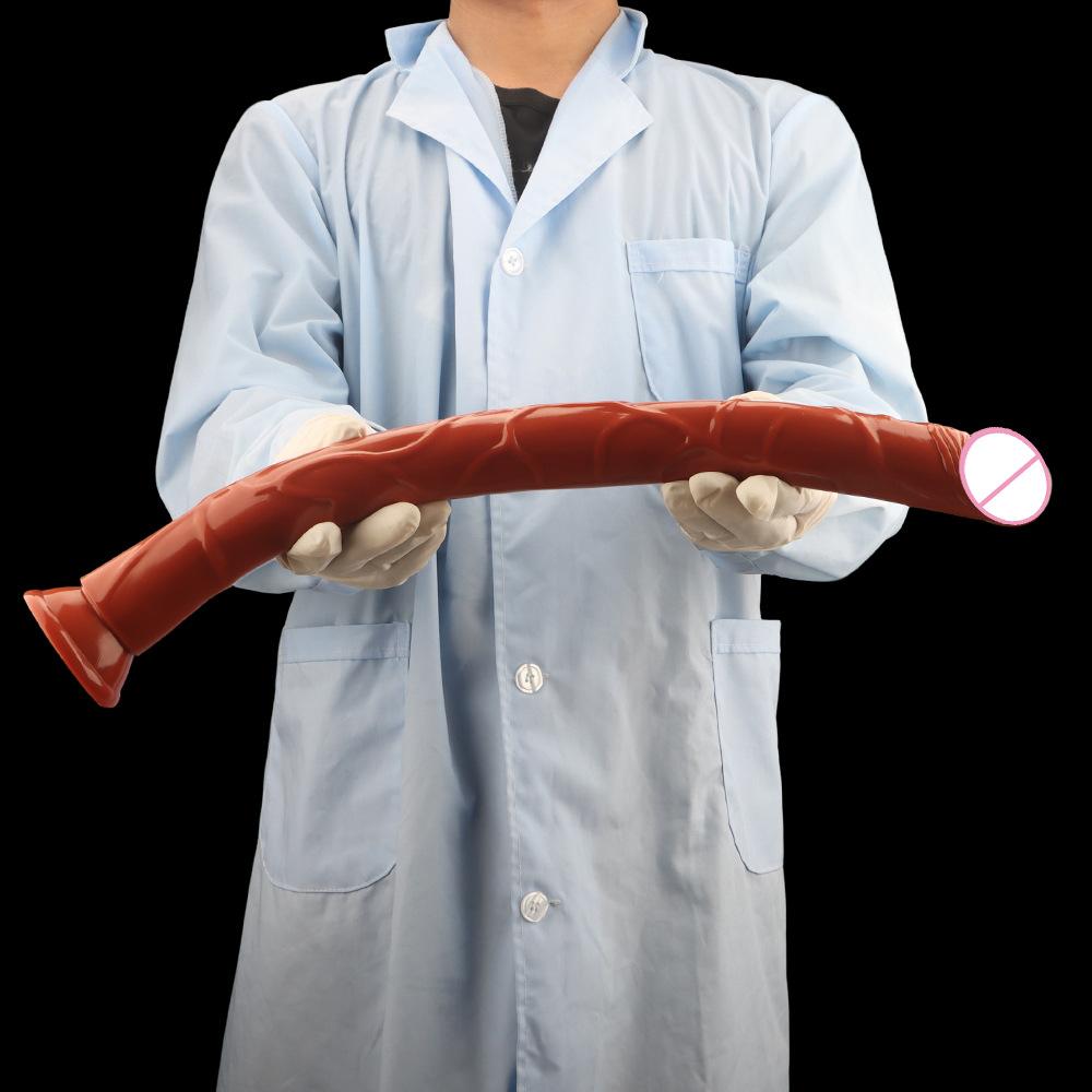 48 * 3.8cm Extra Large Anal Strip SM Anal Stopper Male Extra Long Dildo Deeply Dilated Anal Strip Male External Anus Whip Anal
