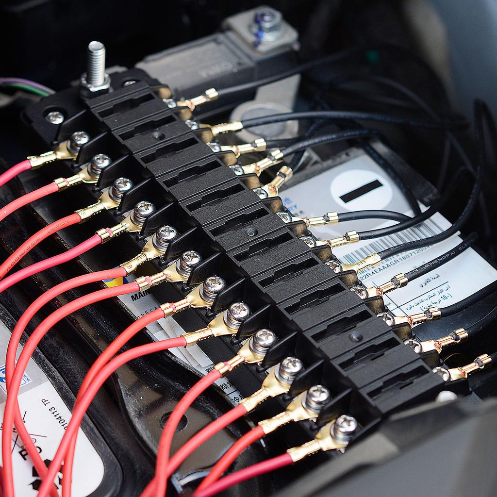 1 Unit 12 Boxes Fuse Box Fuse Marine Led Indicator Fuse Panel Cover and Fuse Automatic Replacement Fuse Block Directed Copper Screw