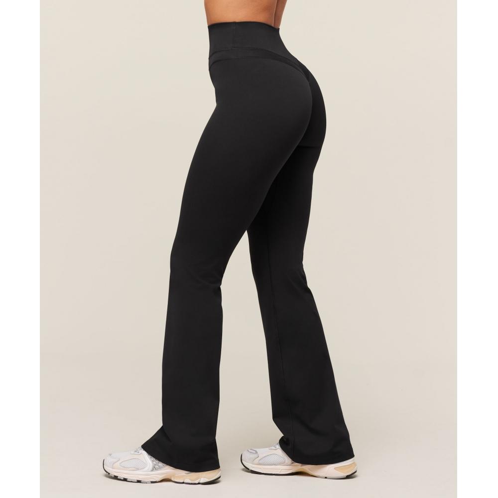 Gymshark Whitney Flared Leggings Black B3c8s Bb2j