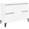 VidaXL White Sink Cabinet 80x33x60 Cm Engineered Wood 821276